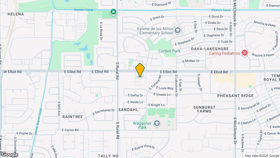 1041 E Sunburst Ln Mapa y Detalles de la Ubicación