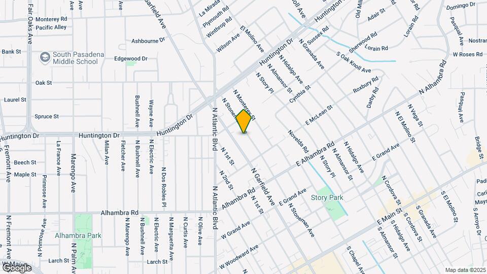 915 N Stoneman Ave Map and Location Details