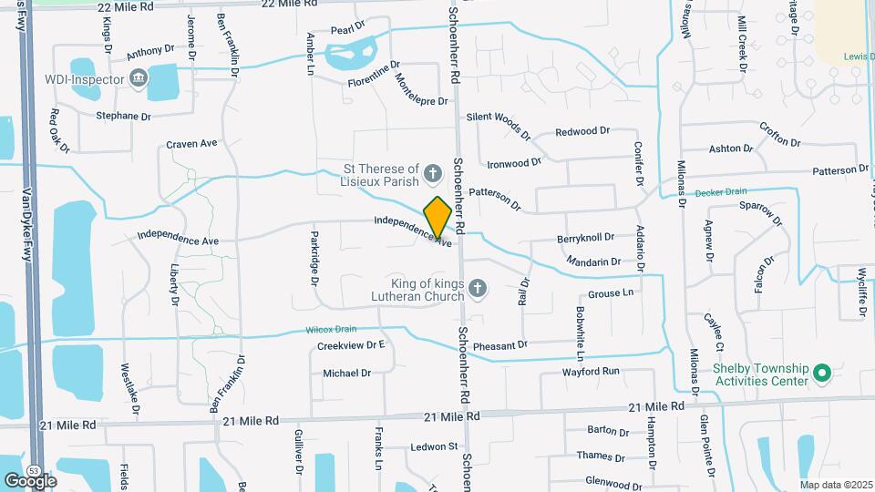 13488 Independence Ave Map and Location Details
