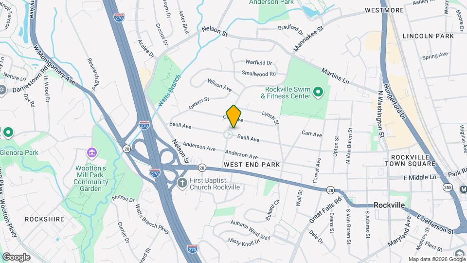 545 Beall Ave Map and Location Details