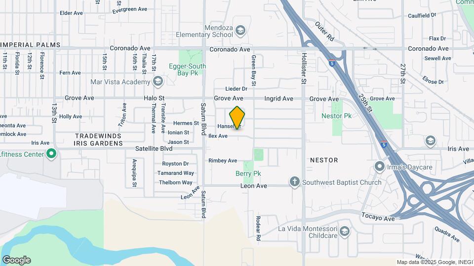 2042 Ilex Ave Map and Location Details