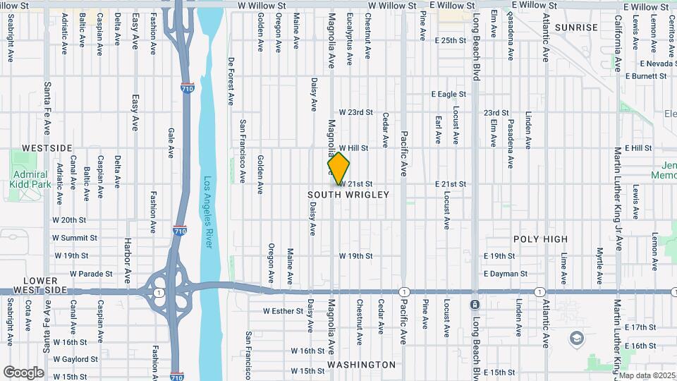 2076 Magnolia Ave Map and Location Details