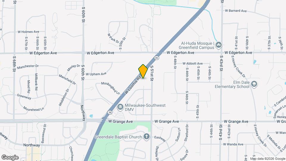 5221 W Loomis Rd Map and Location Details