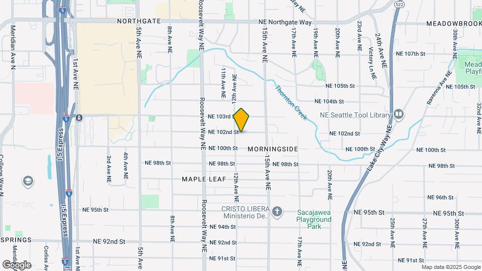 1213 NE 102nd St Map and Location Details