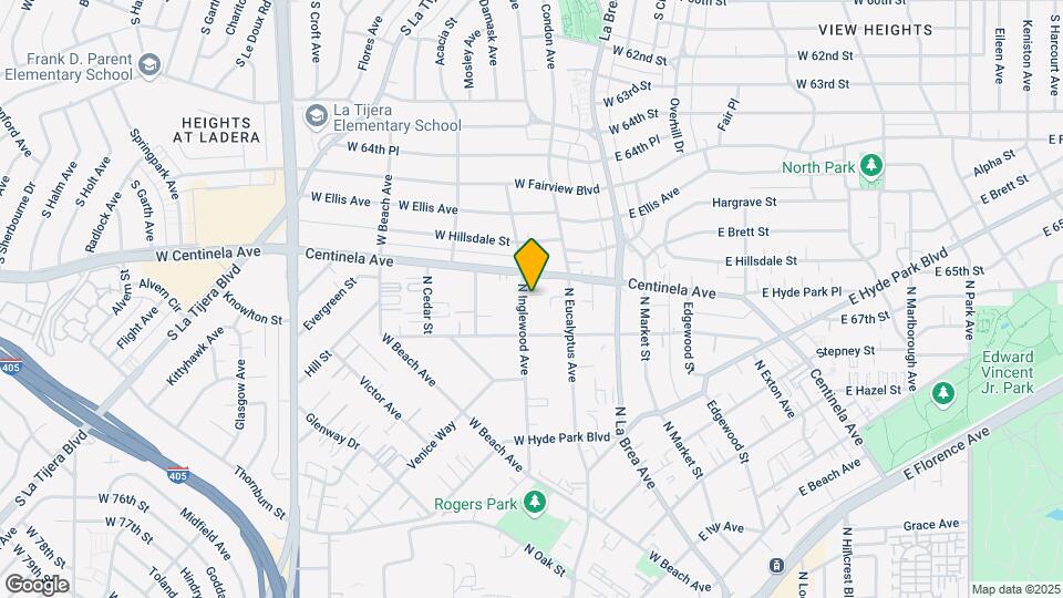 932 N Inglewood Ave Map and Location Details