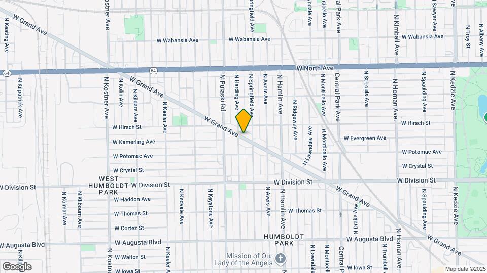 3918 W Grand Ave Map and Location Details