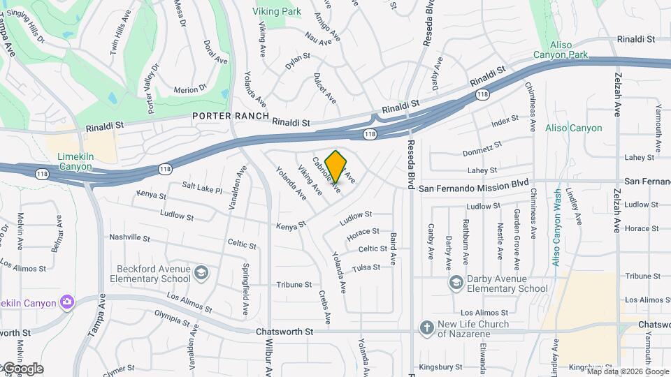 11109 Cabriole Ave Map and Location Details