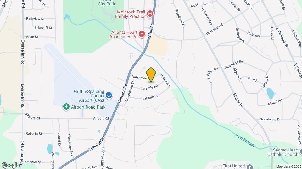 215 Laramie Rd Map and Location Details