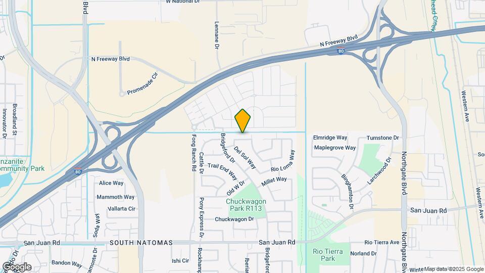 1225 Rio Cresta Way Map and Location Details
