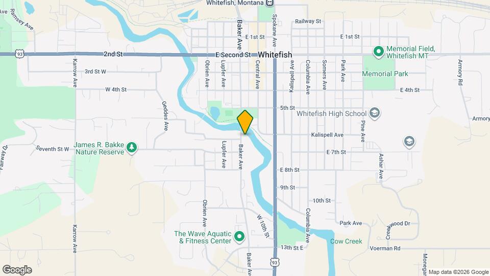 583 Baker Ave Map and Location Details