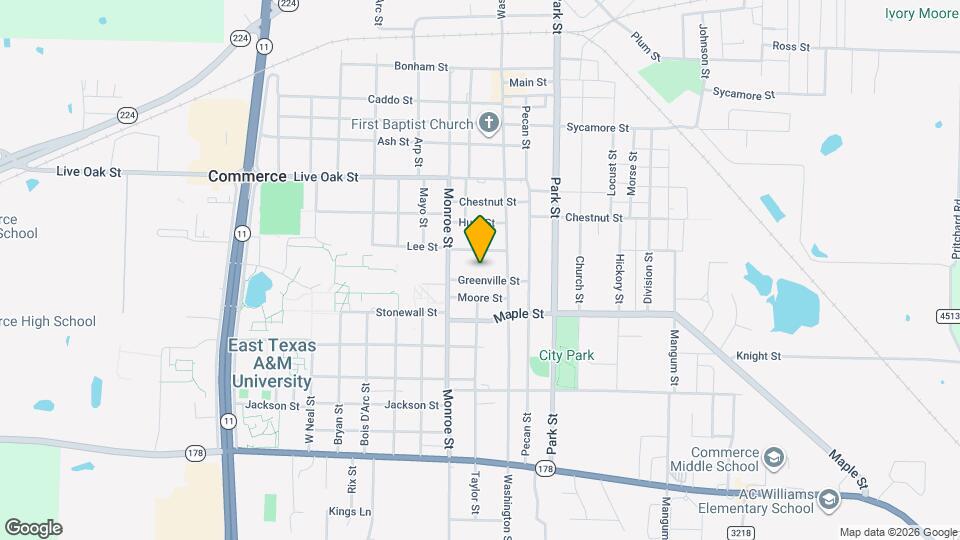1312 Greenville St Map and Location Details