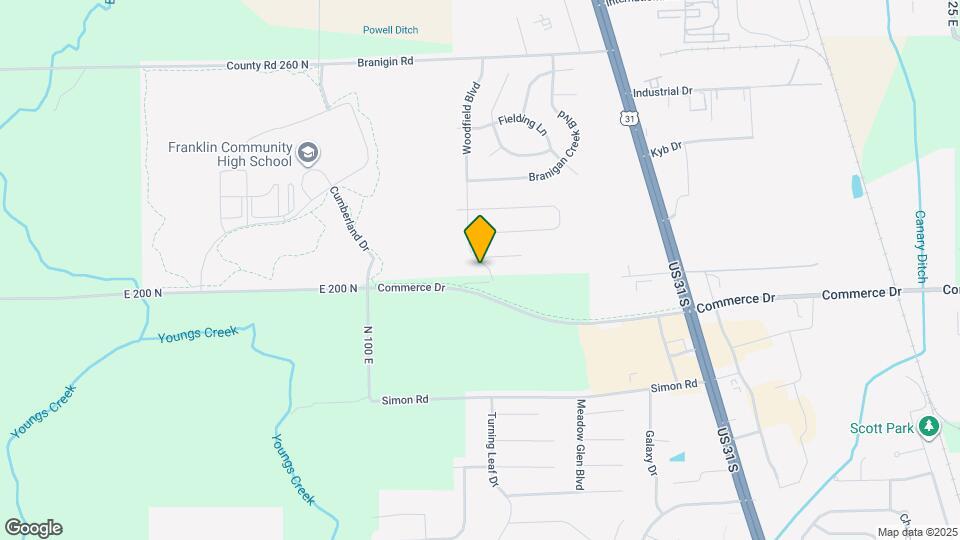 2418 Woodfield Blvd Map and Location Details