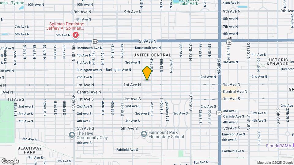 4131 1st Ave N-Unit -4131 1/2 Map and Location Details