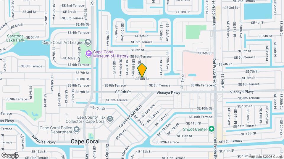 1126 SE 8th St Map and Location Details