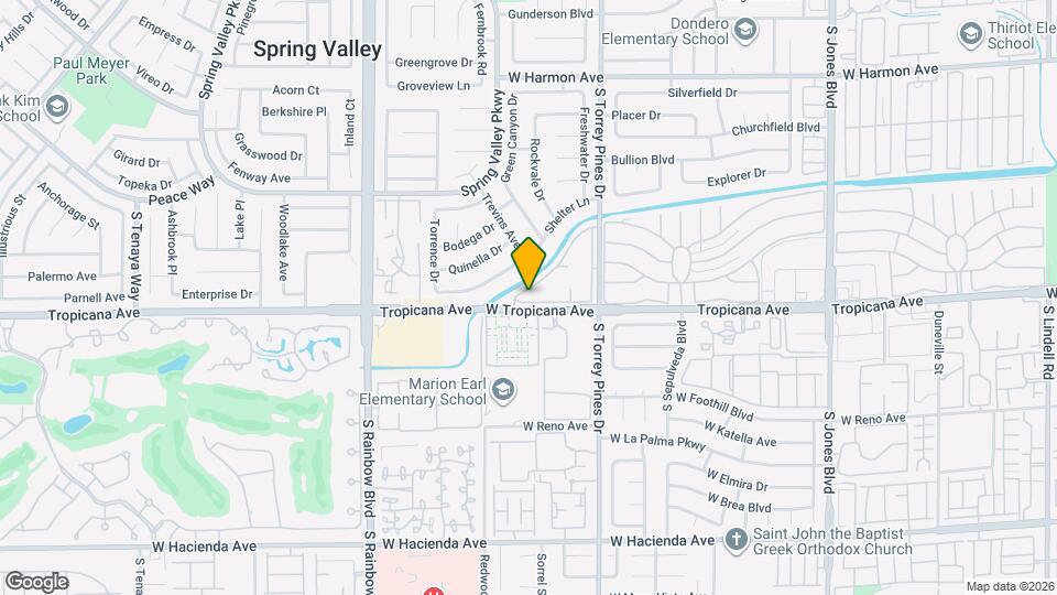 4865 S Torrey Pines Dr Map and Location Details