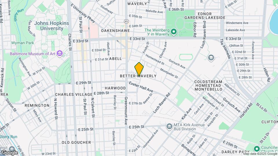 636 E 29th St Map and Location Details