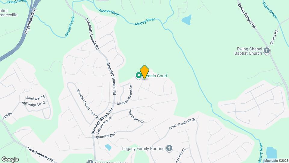 1518 Bramlett Hill Dr SE Map and Location Details