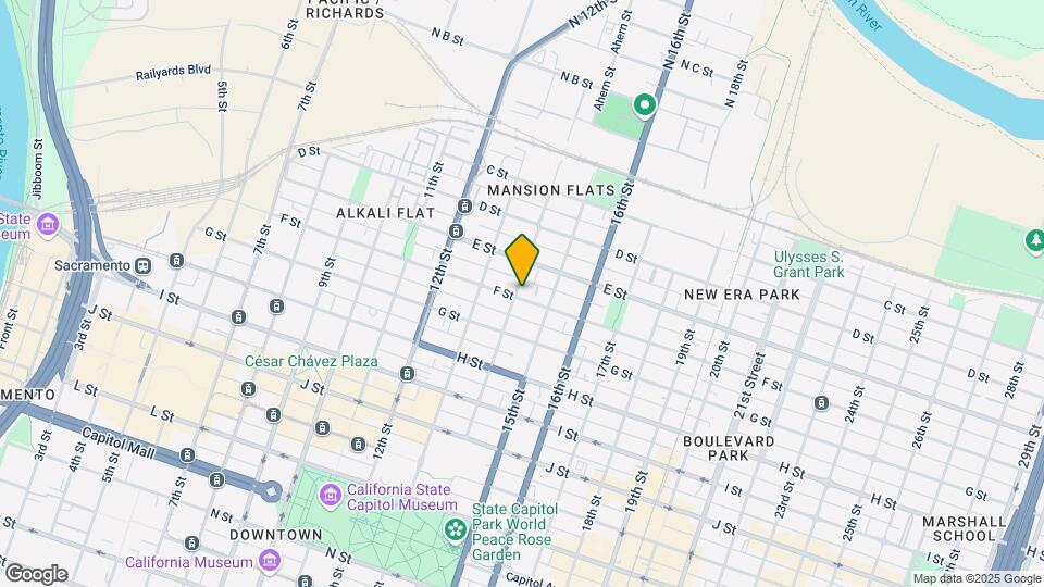 1401 F St Mapa y Detalles de la Ubicación