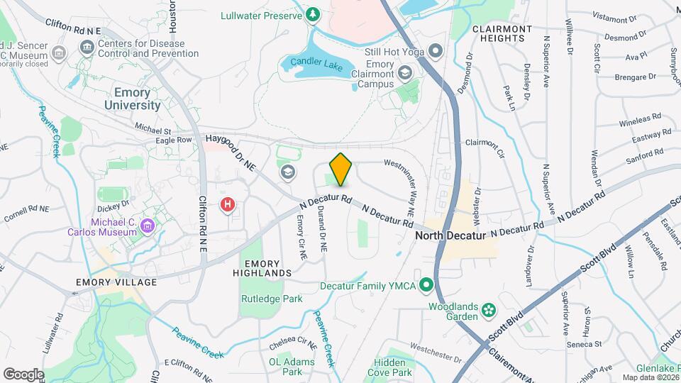 1926 N Decatur Rd Map and Location Details