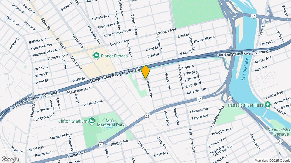 256 E 7th St Map and Location Details