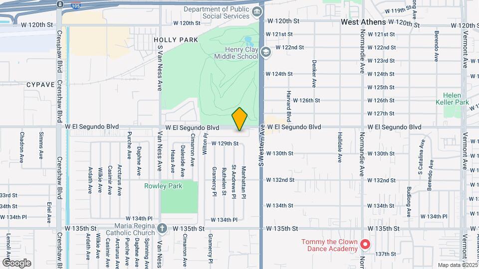 1830 El Segundo Blvd. Map and Location Details