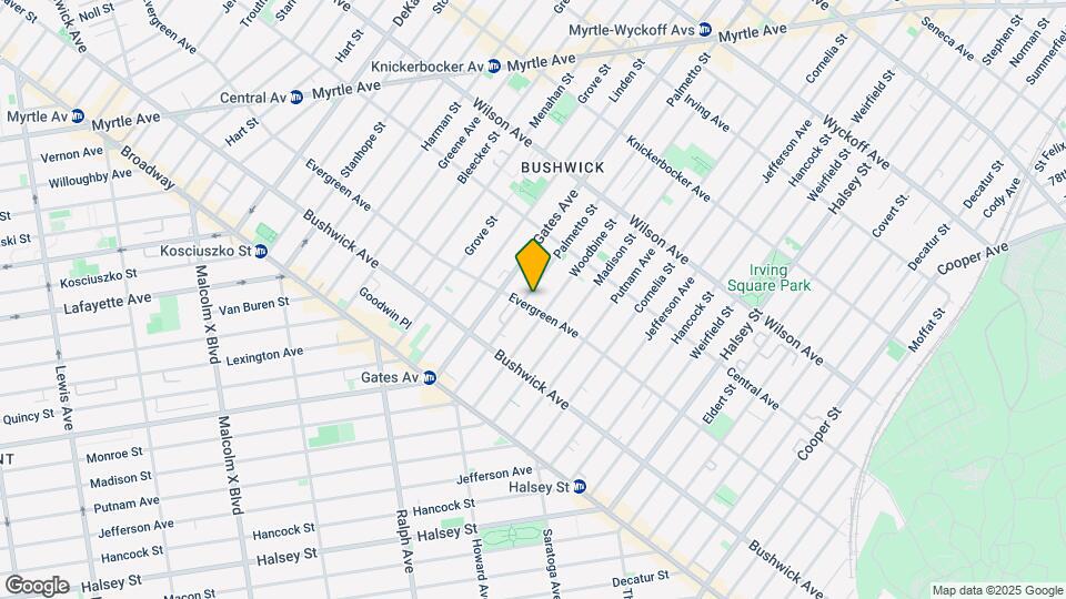447 Evergreen Ave, Unit 3 Map and Location Details