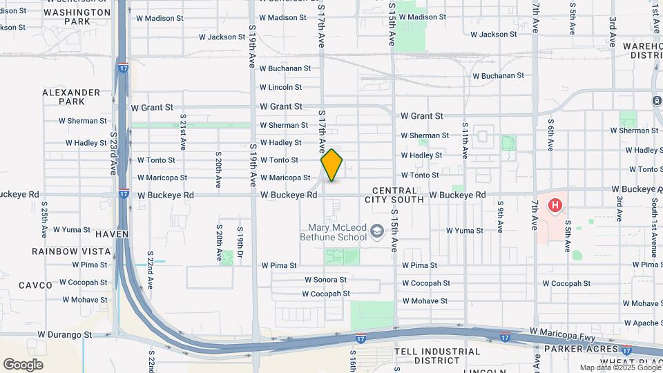 1634 W Buckeye Rd Map and Location Details