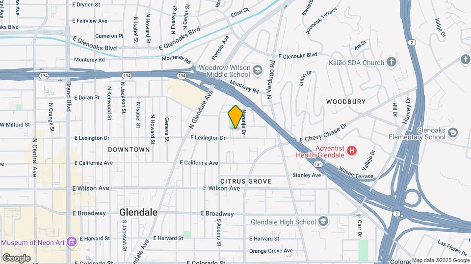 412 Piedmont Ave Map and Location Details