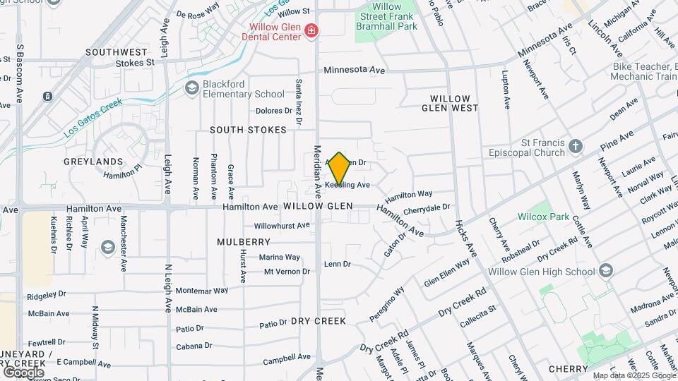 1584 Keesling Ave Map and Location Details