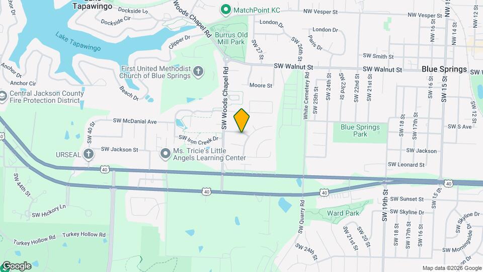 3004 SW McDaniels St Map and Location Details