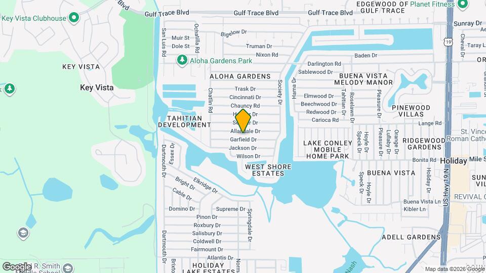 3423 Garfield Dr Mapa y Detalles de la Ubicación