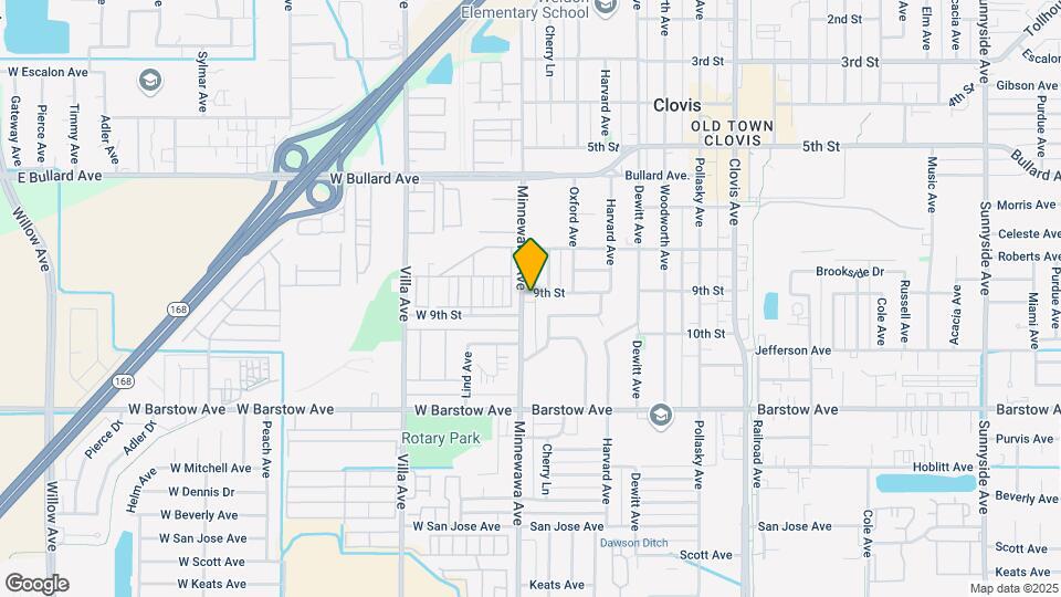 911 Minnewawa Ave Map and Location Details