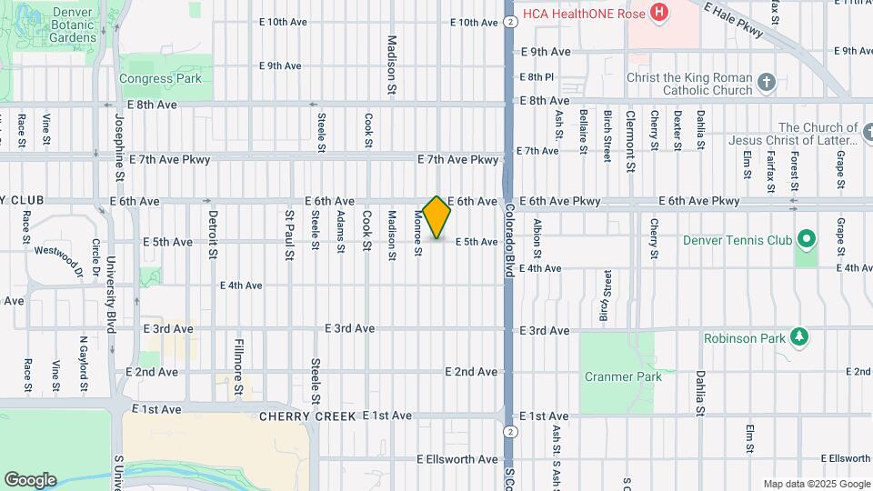 475 Garfield St Map and Location Details