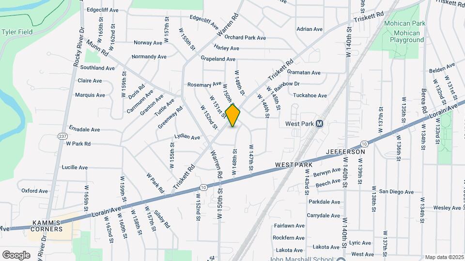 3602 W 148th St Map and Location Details