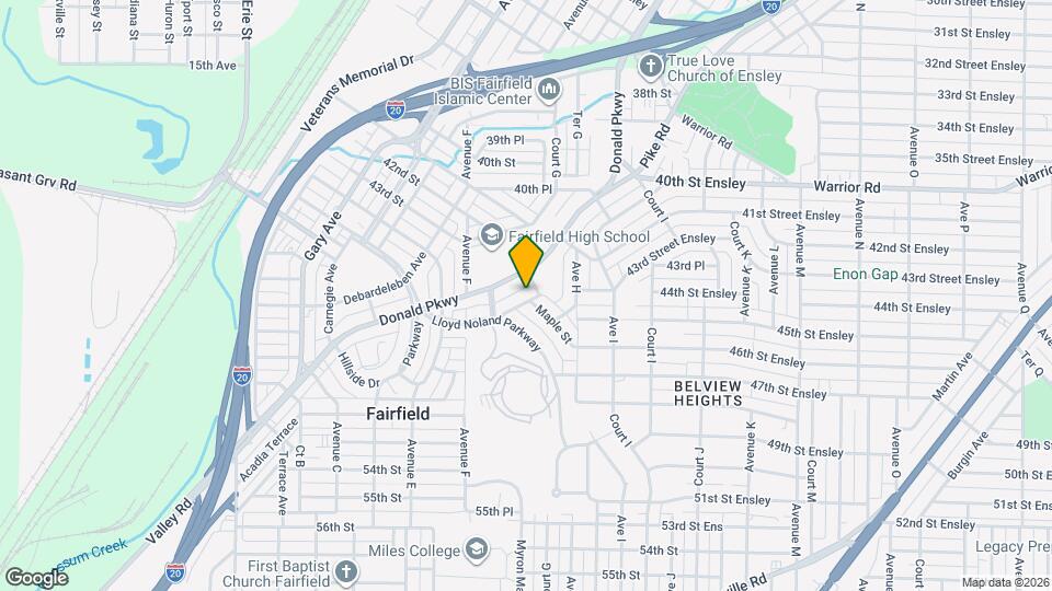 632 Oakland Ave Map and Location Details