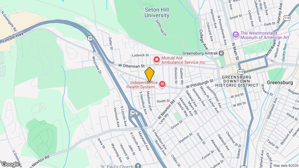 622 W Pittsburgh St, Unit 1 Map and Location Details