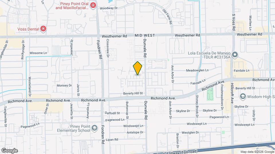 8638 Meadowcroft Dr Map and Location Details