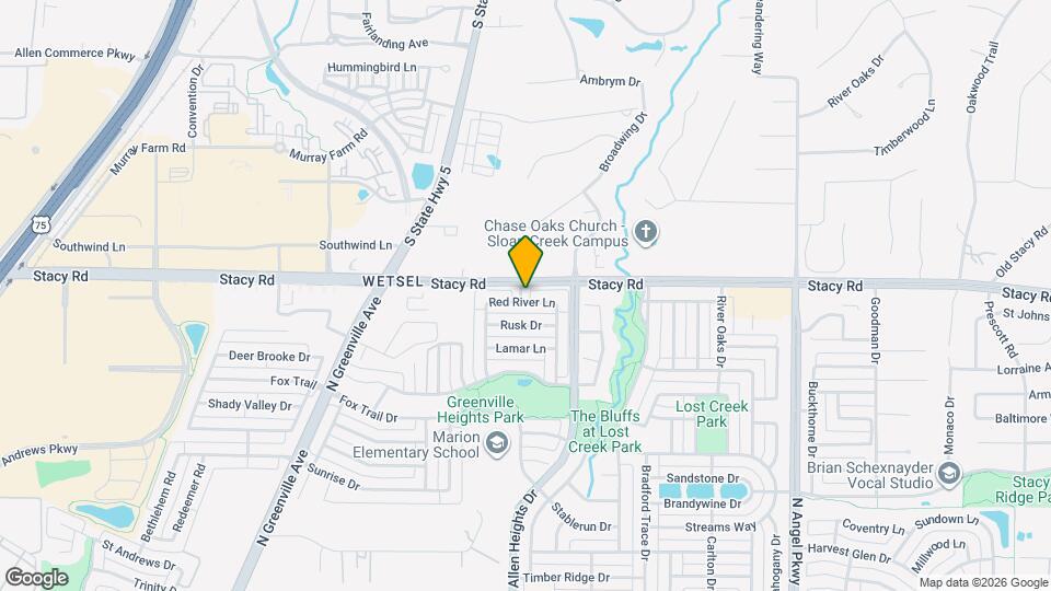1321 Red River Ln Map and Location Details