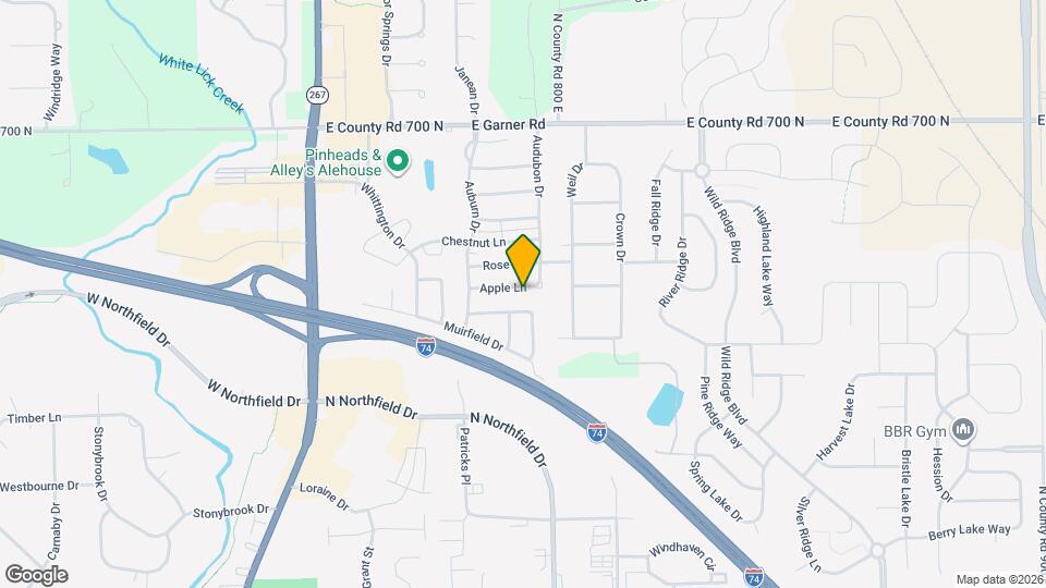 755 Apple Ln Map and Location Details