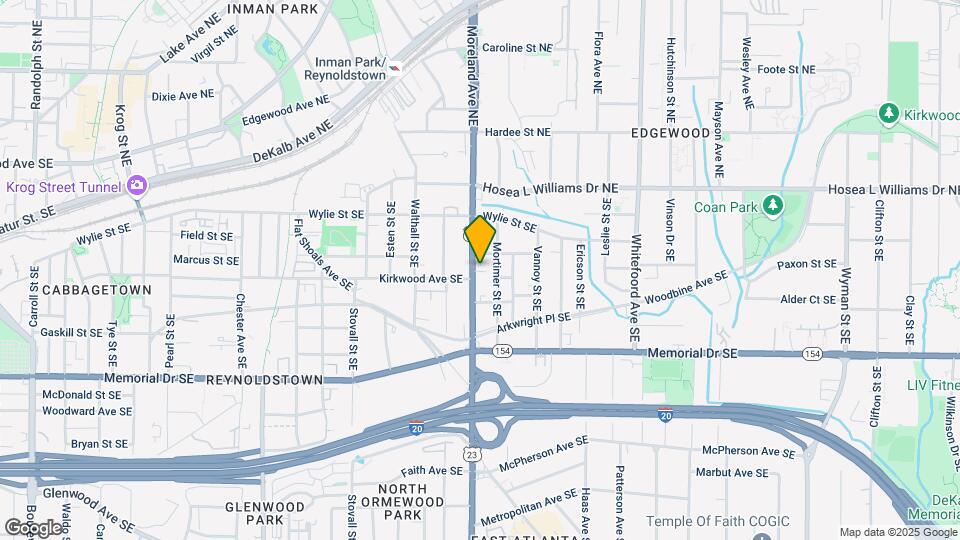 110 Moreland Ave SE, Unit 3 Map and Location Details