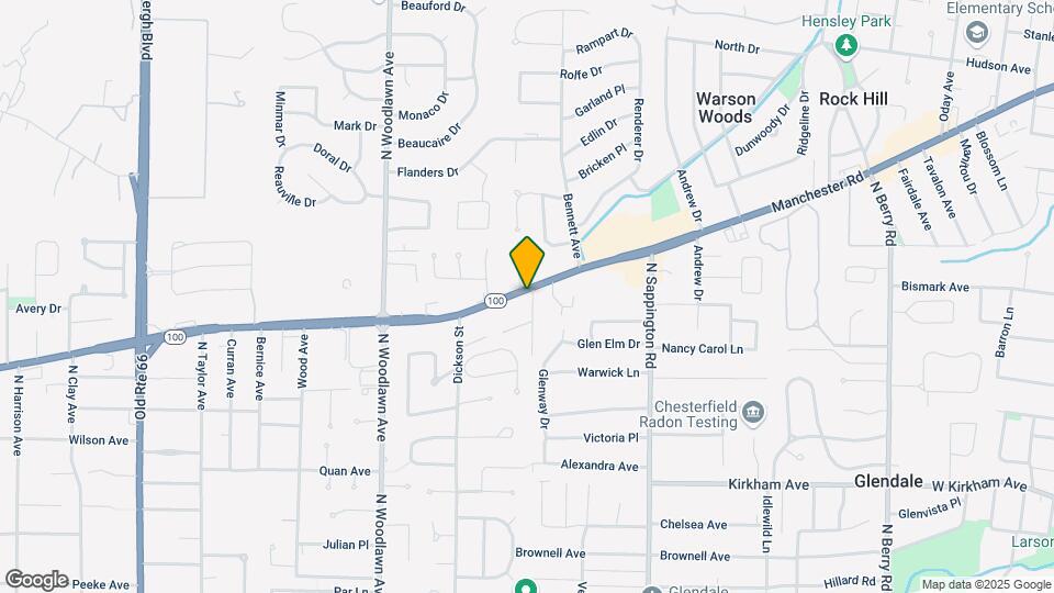 10128-10134 Manchester Rd Mapa y Detalles de la Ubicación
