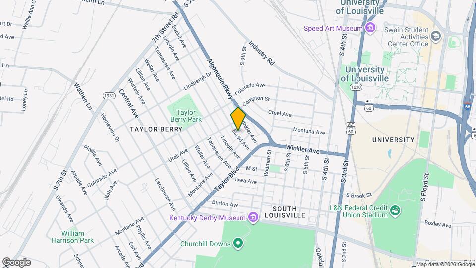 913 Euclid Ave Map and Location Details