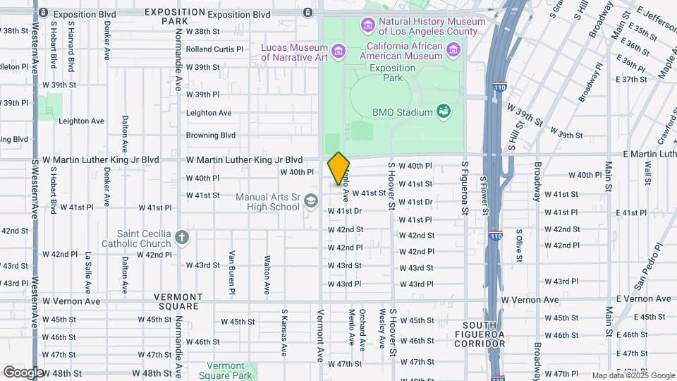 923 W 41st Drive Map and Location Details