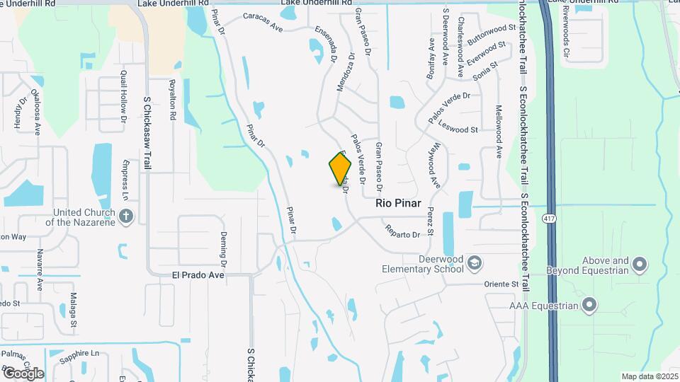 1406 Ensenada Dr Map and Location Details