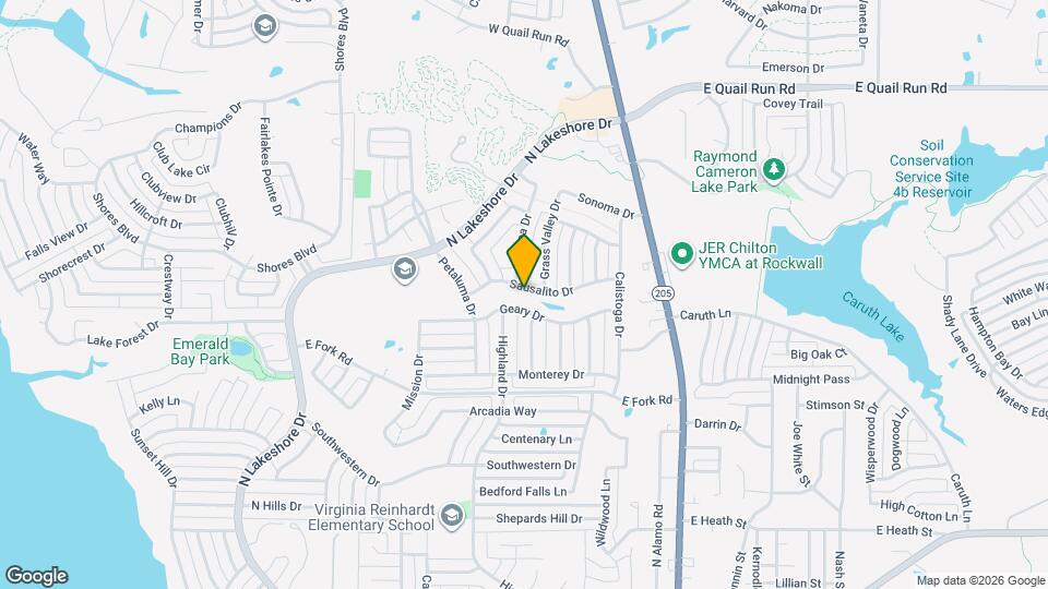 485 Sausalito Dr Map and Location Details