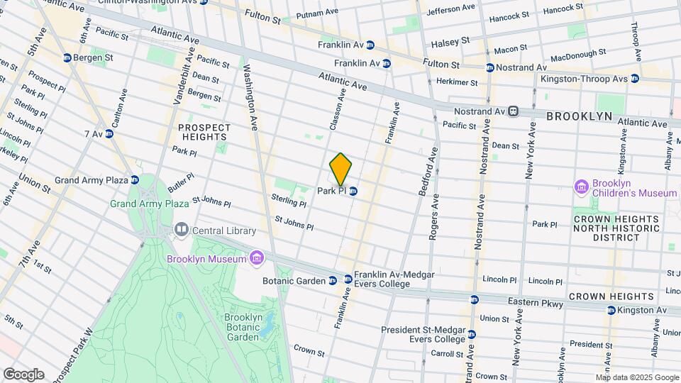585 Park Pl Mapa y Detalles de la Ubicación