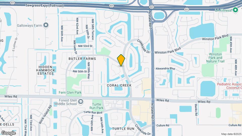 5718 NW 50th Dr Mapa y Detalles de la Ubicación