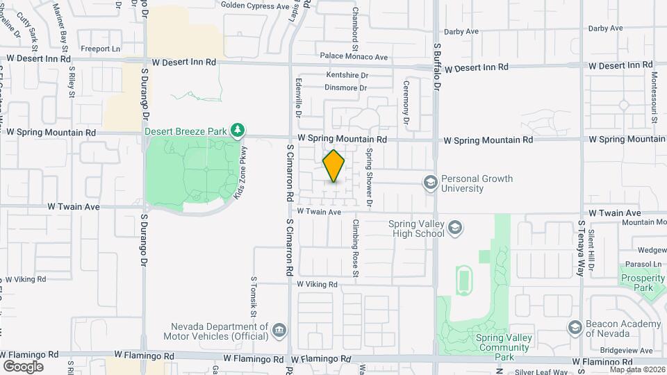 3645 Water Song Dr Map and Location Details