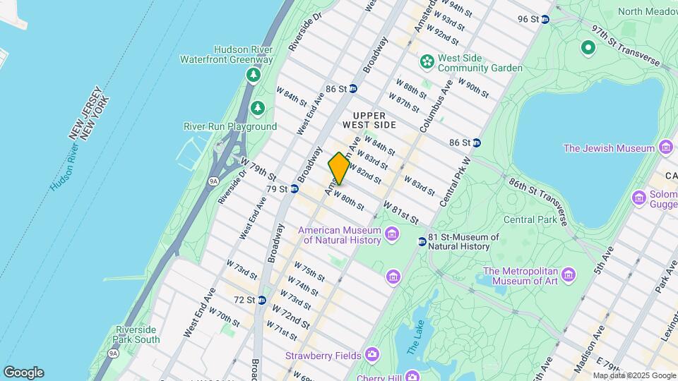 169 W 80th St Map and Location Details