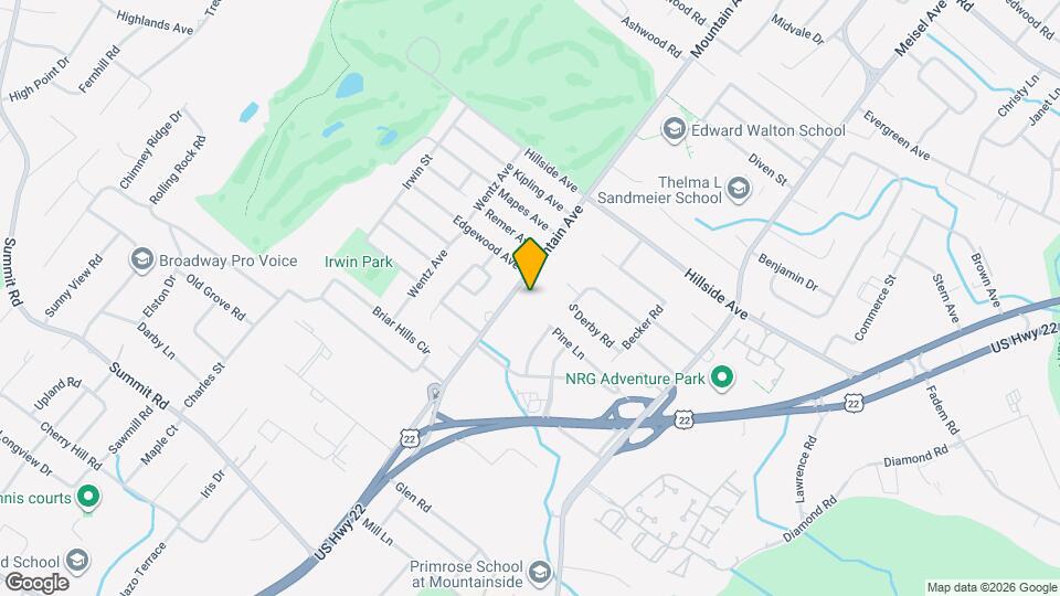 805 Mountain Ave Map and Location Details